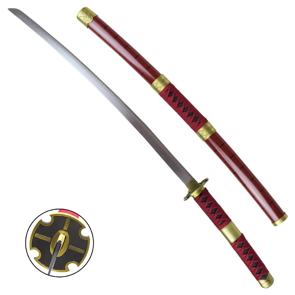 Katana Roronoa Zoro, Sandai Kitetsu, de One Piece (104 cm.)