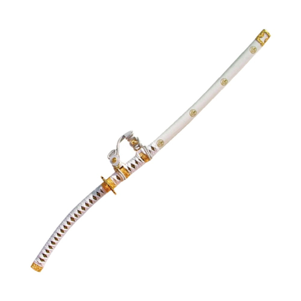 Tachi japonés decorativo - blanco (100 cm.)