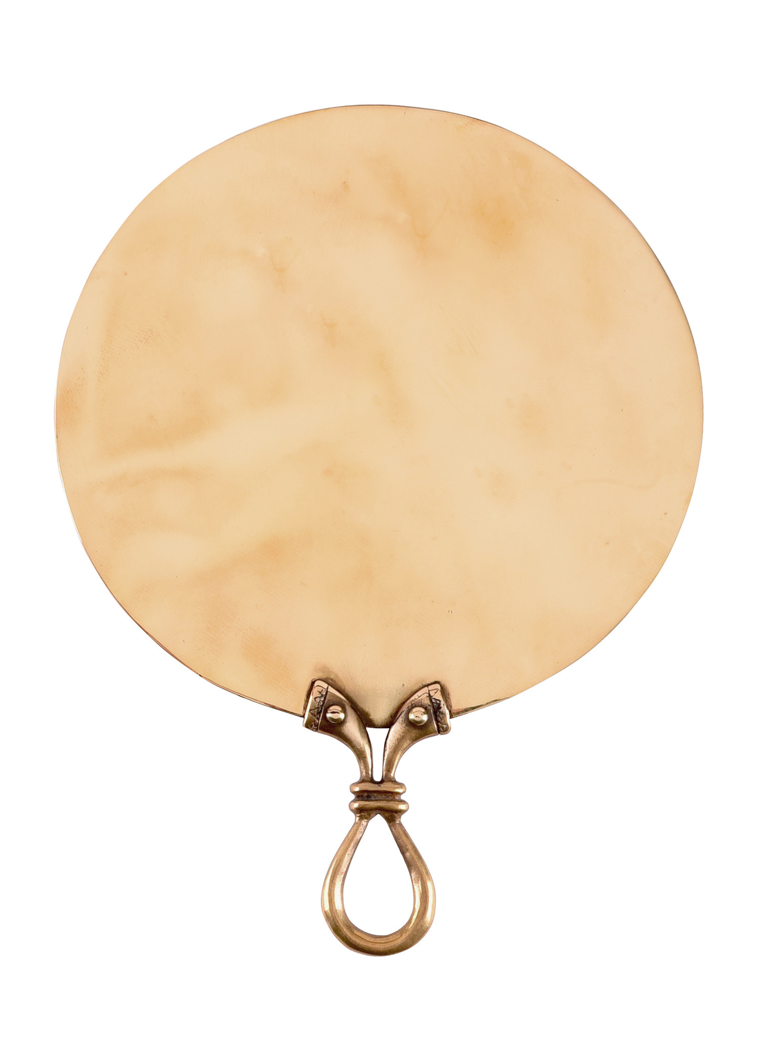 Espejo Celta en latón (18x13,5 cm.)