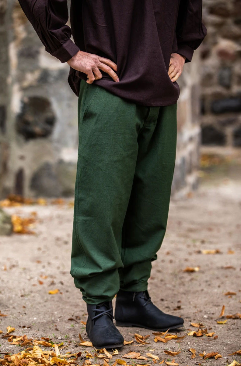 Pantalón medieval verde suave