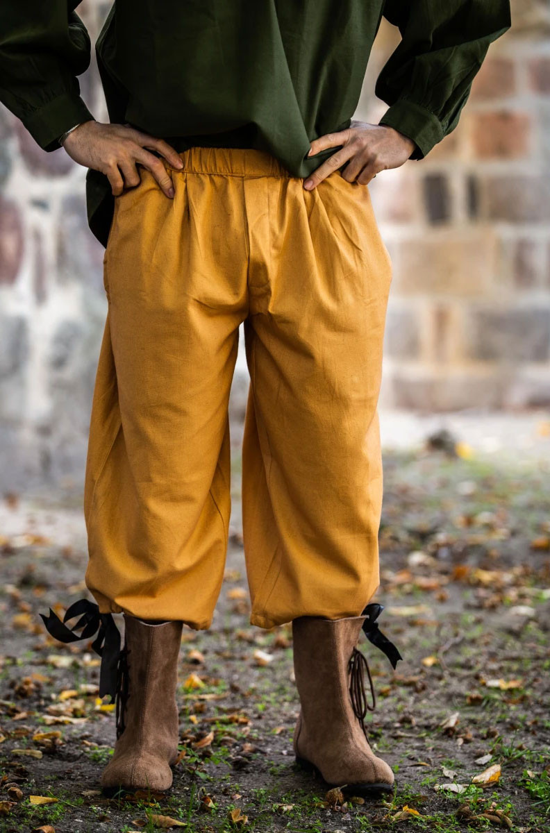 Pantalón pirata Vincent, color marrón miel