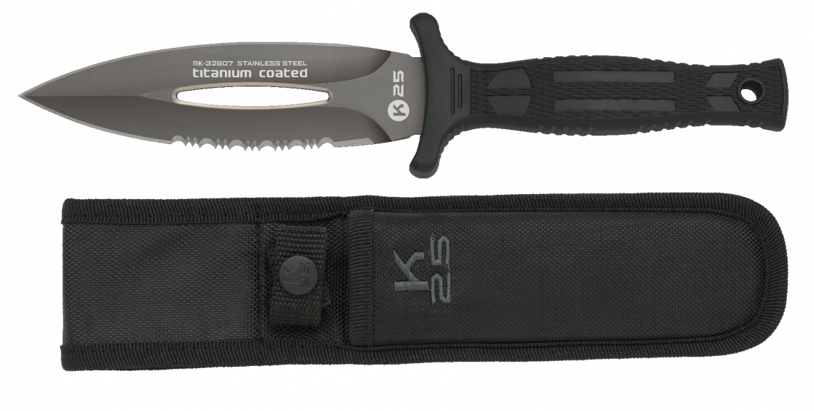 Cuchillo Botero K25 CNC con titanio