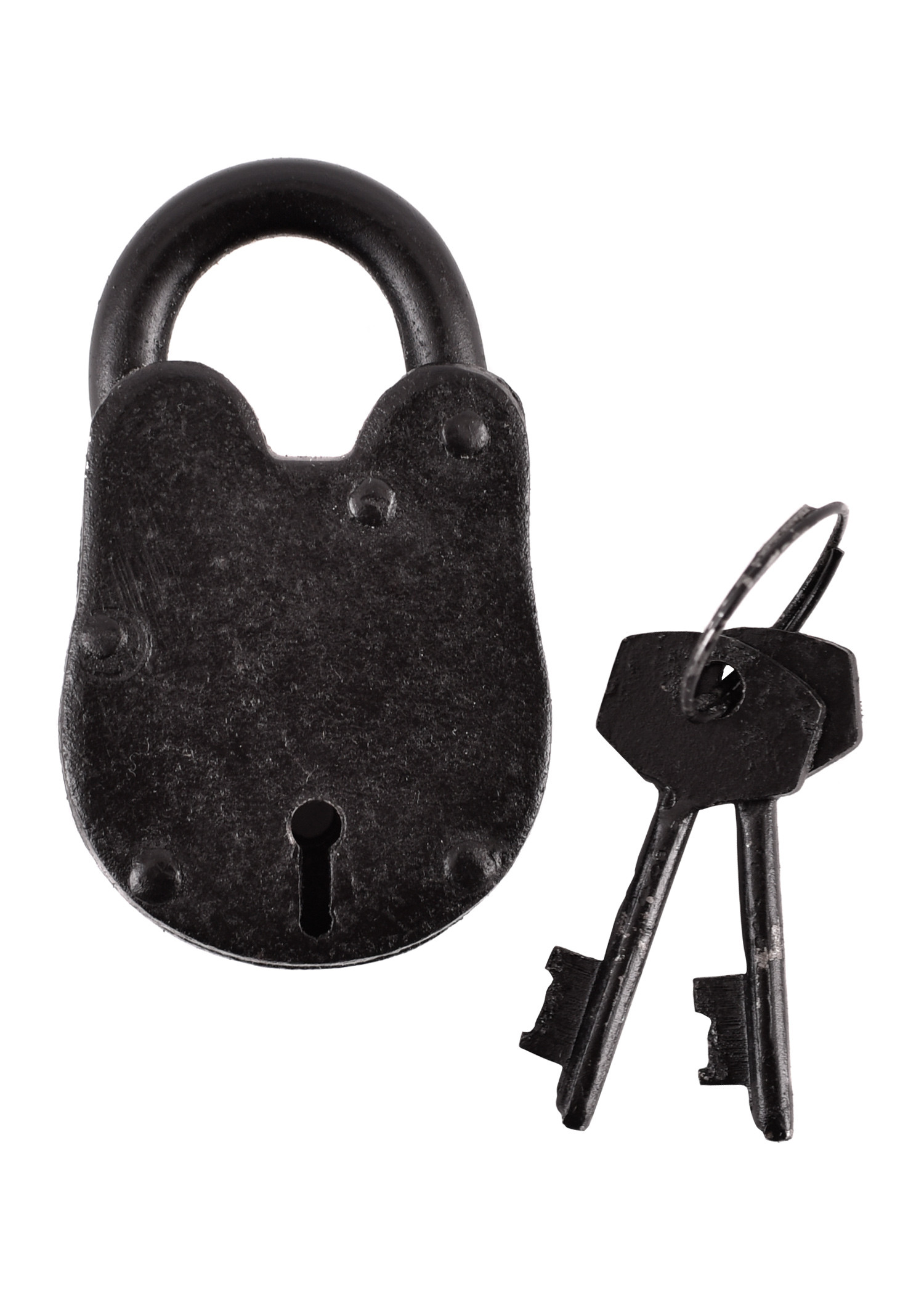 Candado medieval con llaves. Recreaciones, LARP o Escape Room