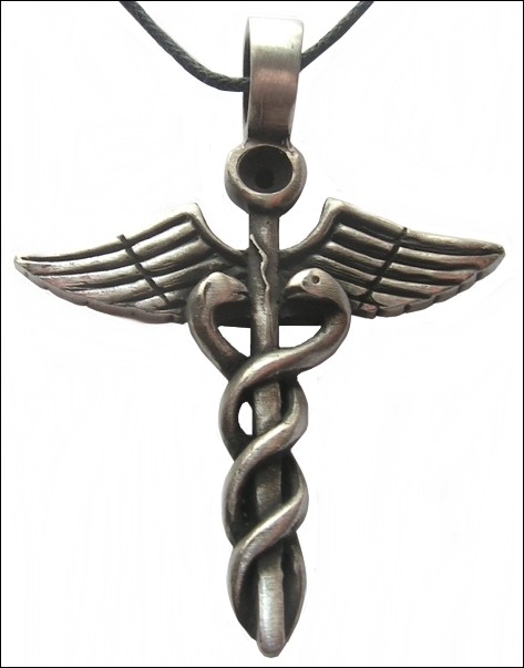 Colgante egipcio Caduceo