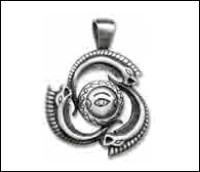 Colgante símbolo griego