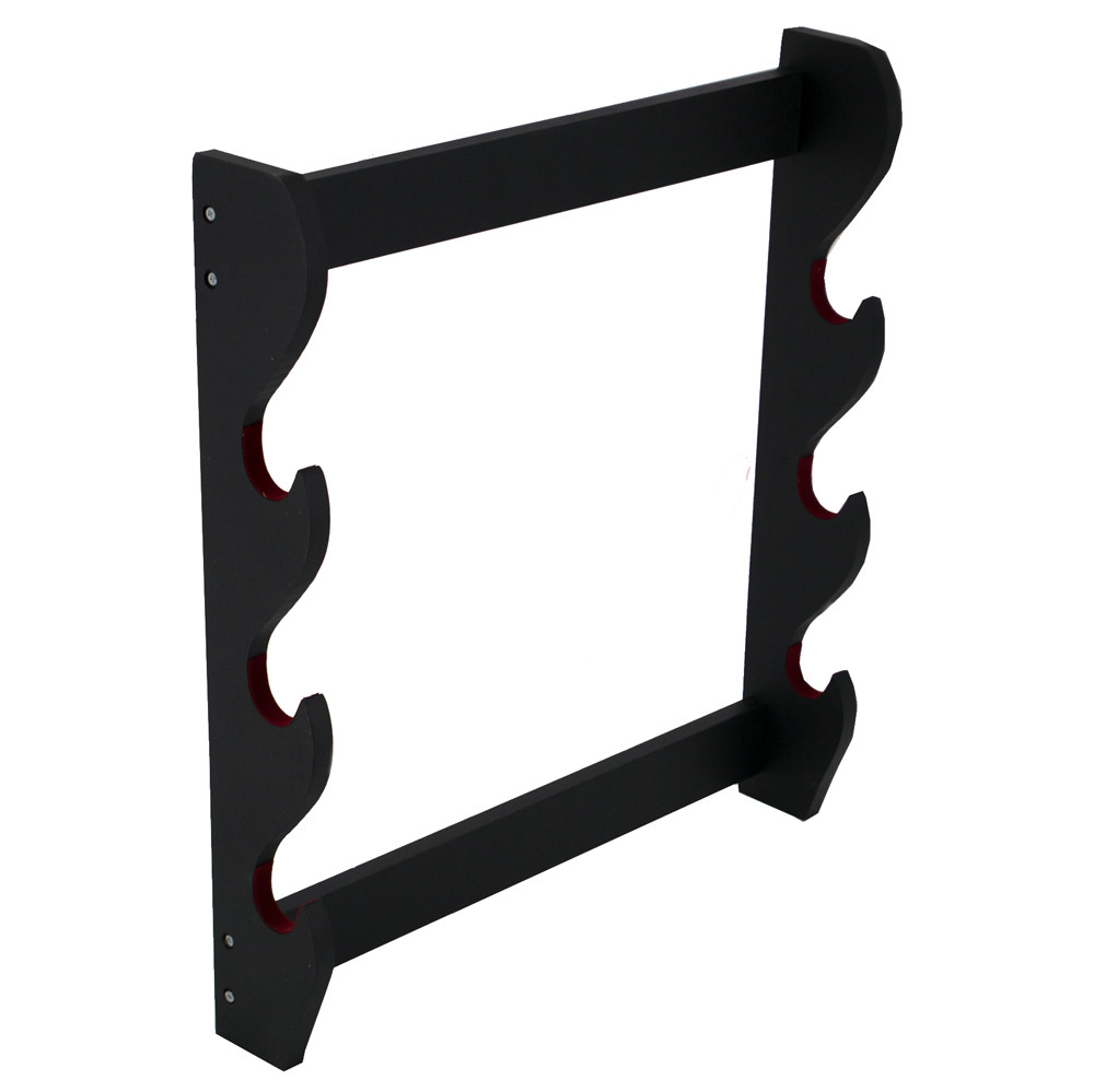 Soporte de pared para 3 katanas
