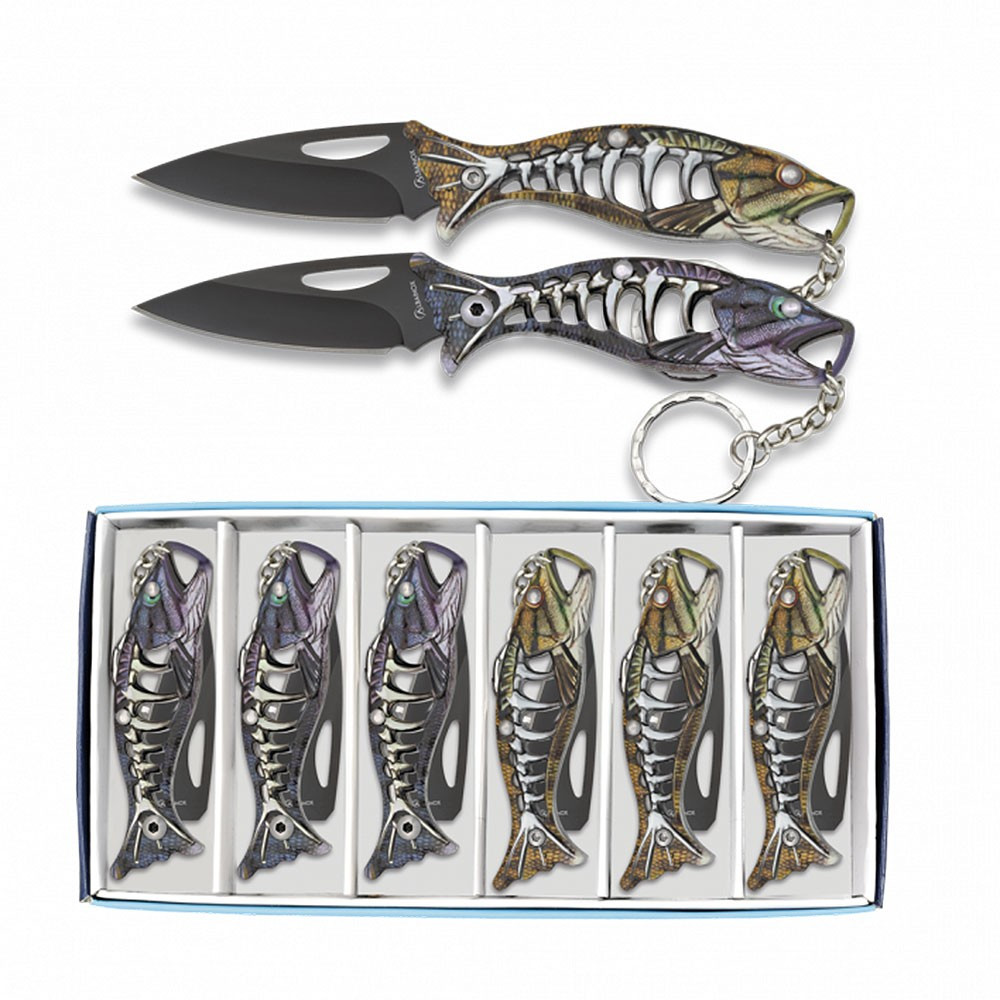 Set de 6 navajas llavero Albainox Fishing