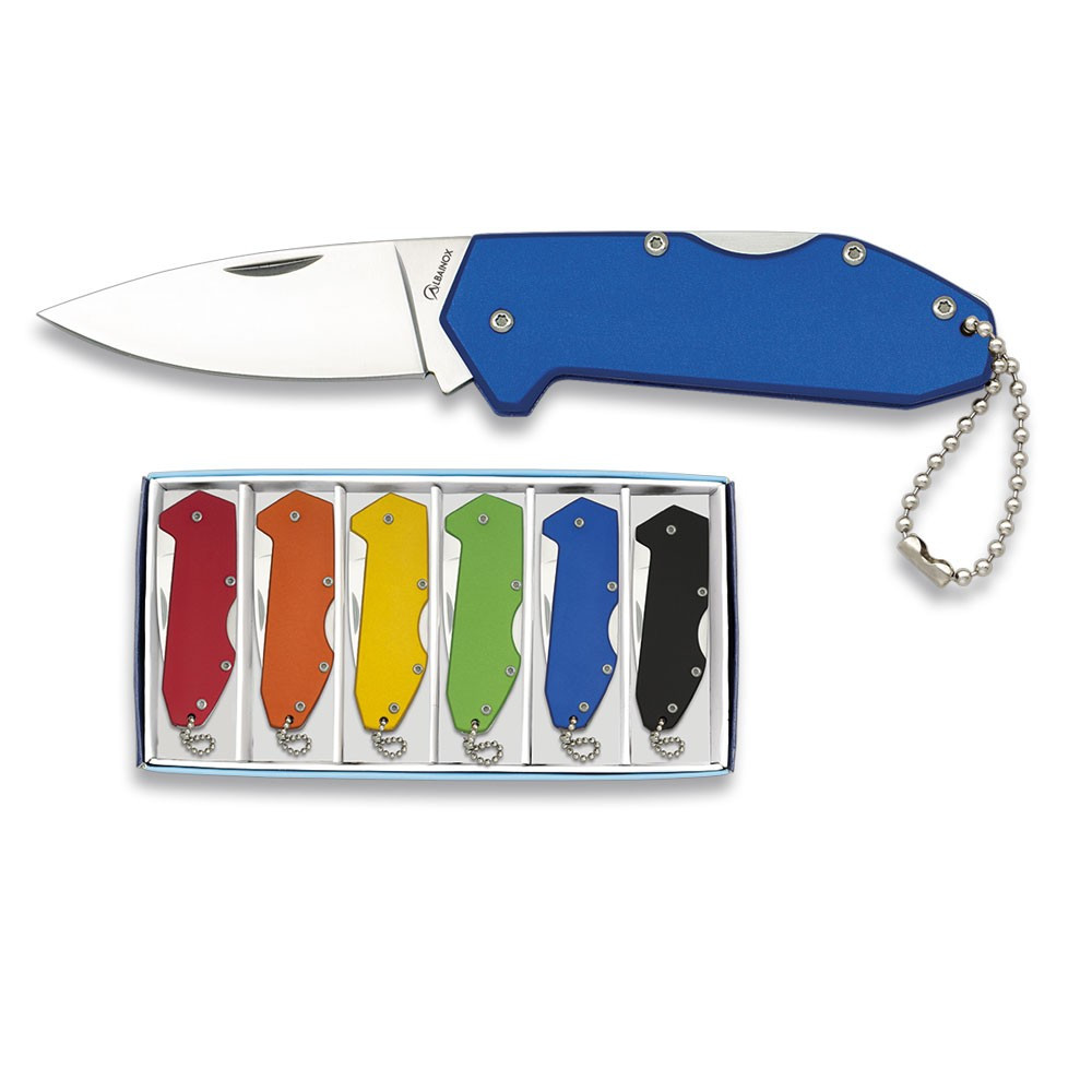 Set 6 navajas aluminio de colores