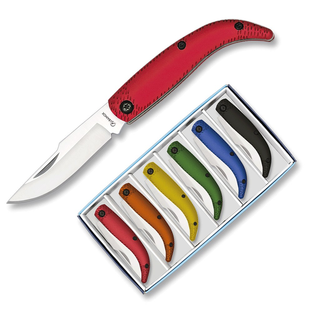 Set 6 navajas de colores