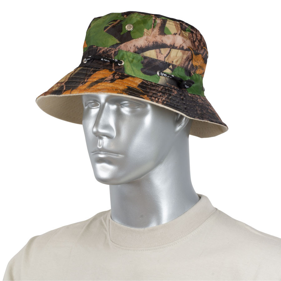 Sombrero chambergo camo bosque marrón