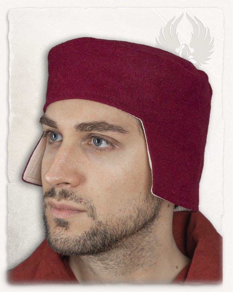 Sombrero medieval Rafael en rojo