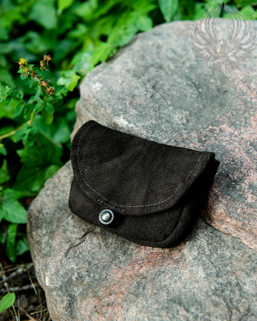 Bolso medieval pequeño modelo Rickar, marrón