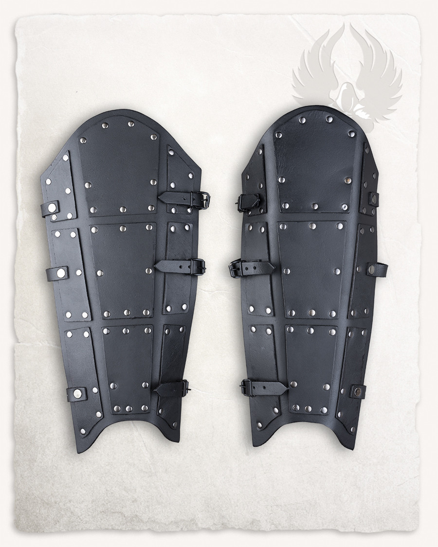 Grebas de cuero negro modelos Quintus