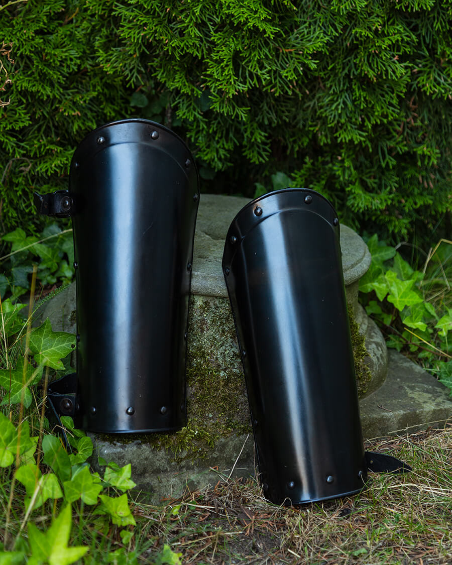 Grebas medievales Balthasar, acero ennegrecido