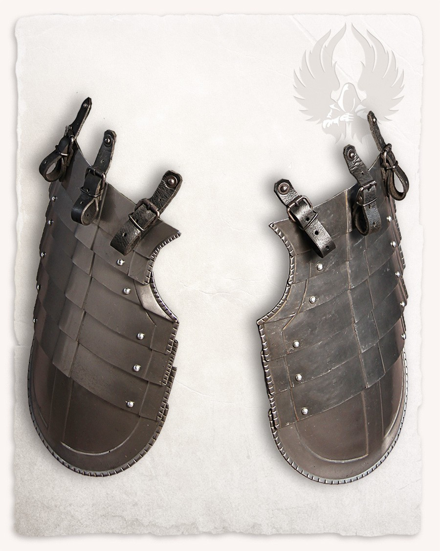 Escarcelas medievales modelos Kaspar, acero pulido