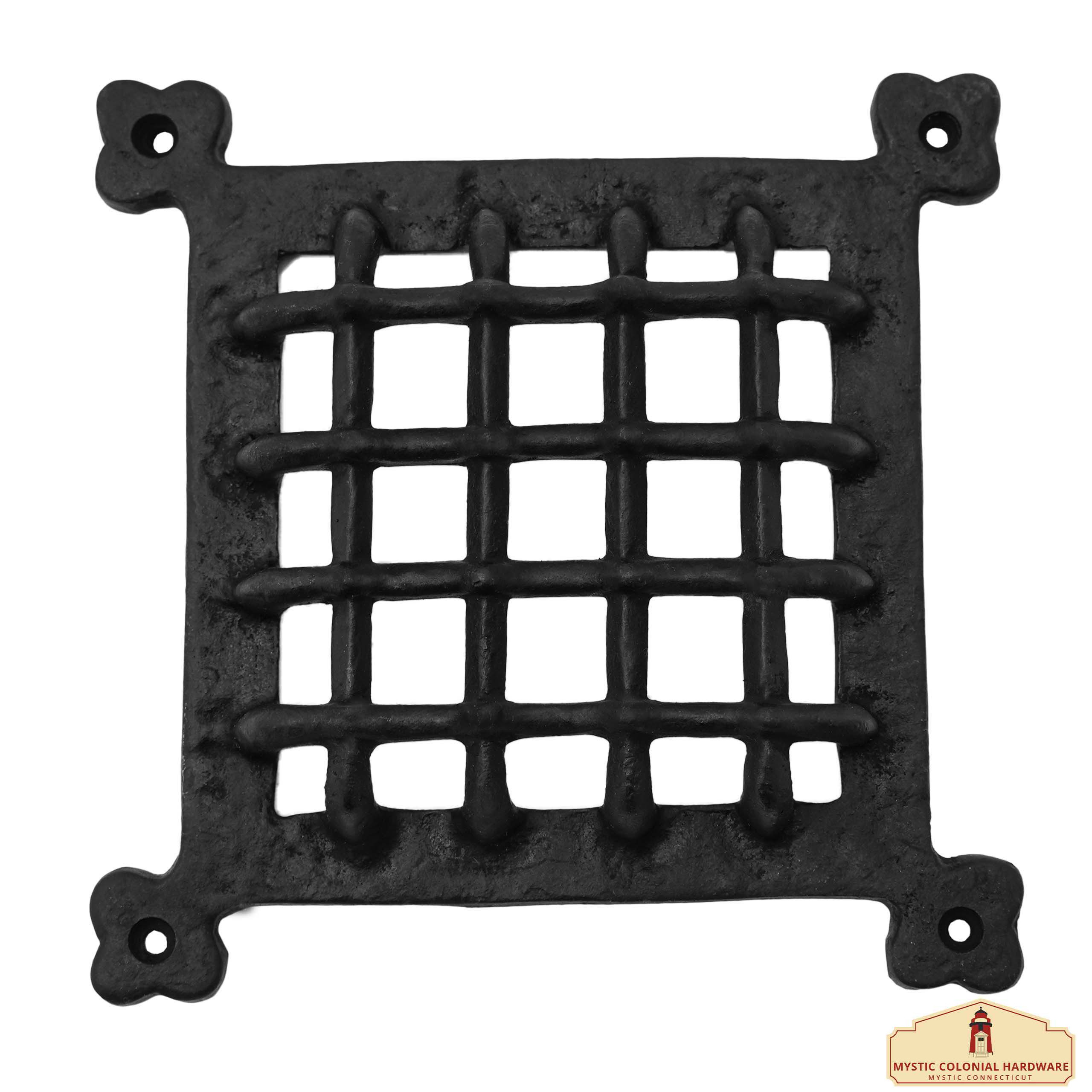 Mirador de puerta medieval en hierro forjado