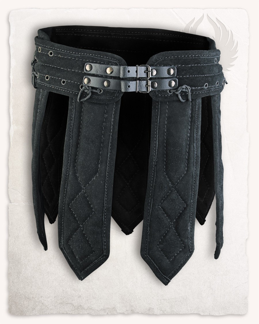 Falda armadura de batalla modelo Tenebra, negro