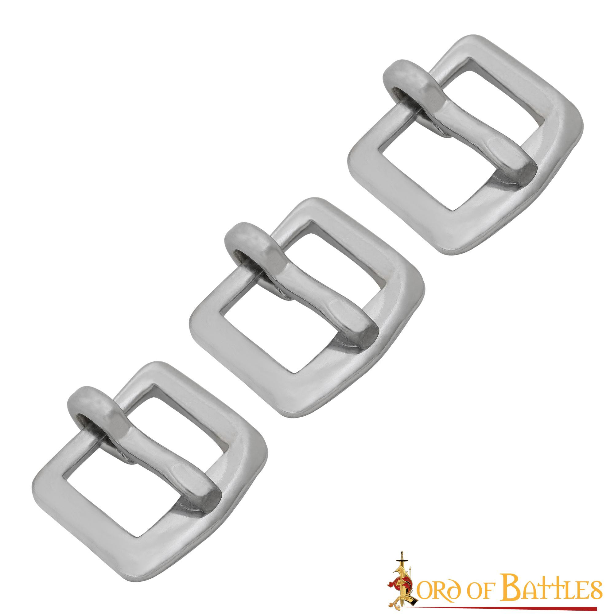 Pack 3 hebillas acero (1,8 x 2 cm.)