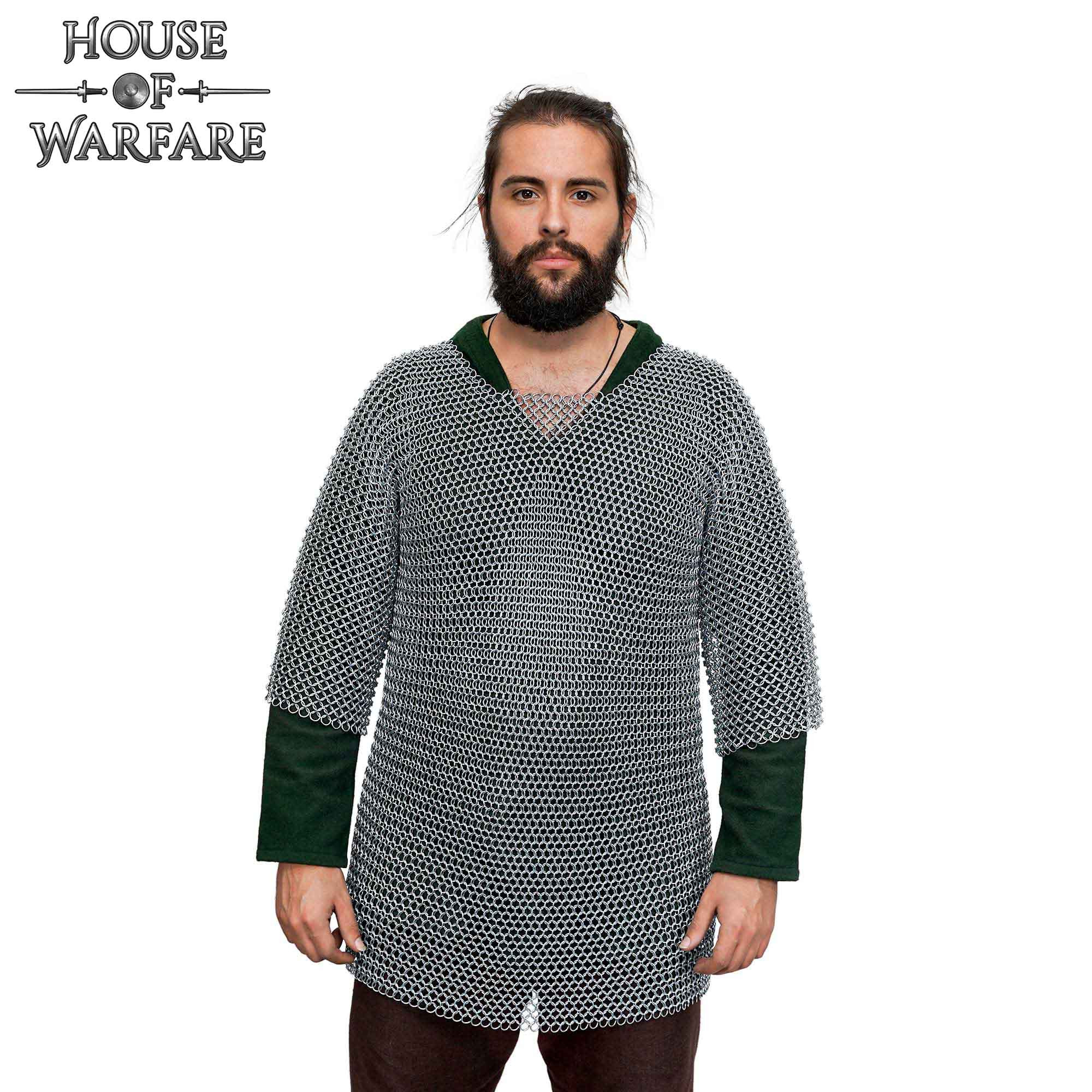 Cota de malla acero dulce modelo Haubergeon (10 mm)