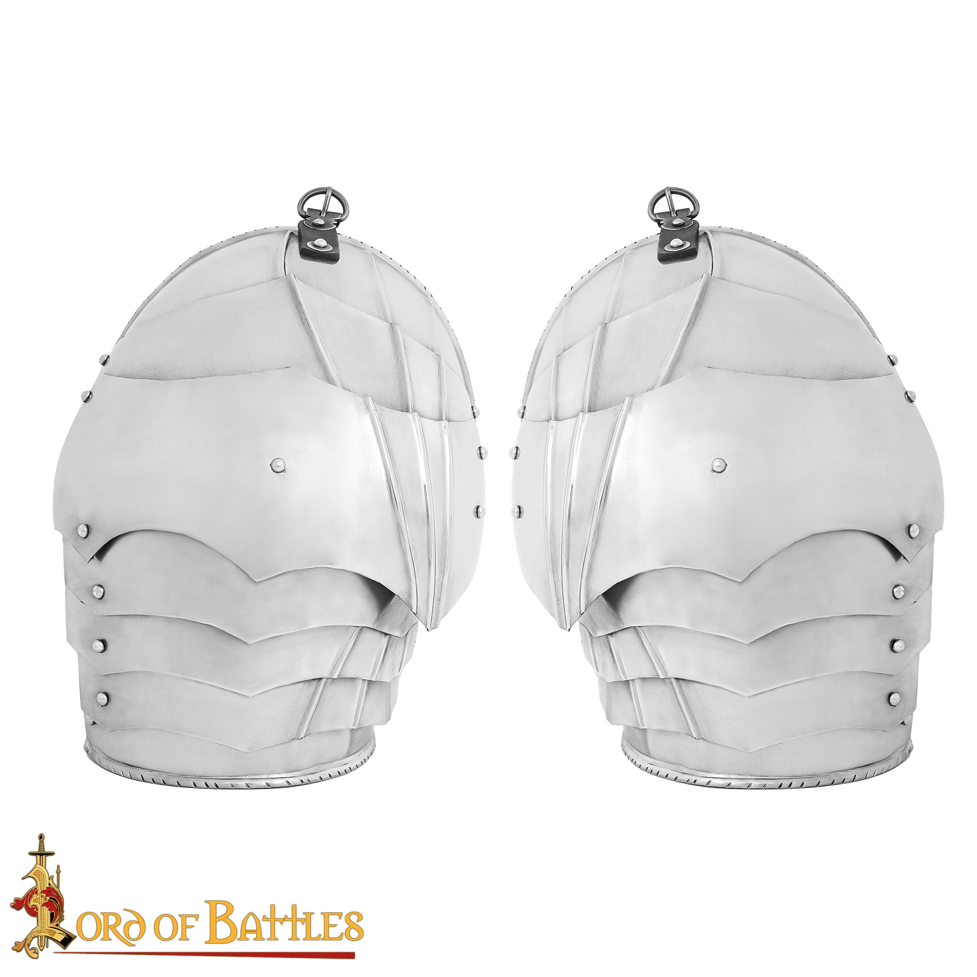 Hombreras escamas de armadura gótica-medieval