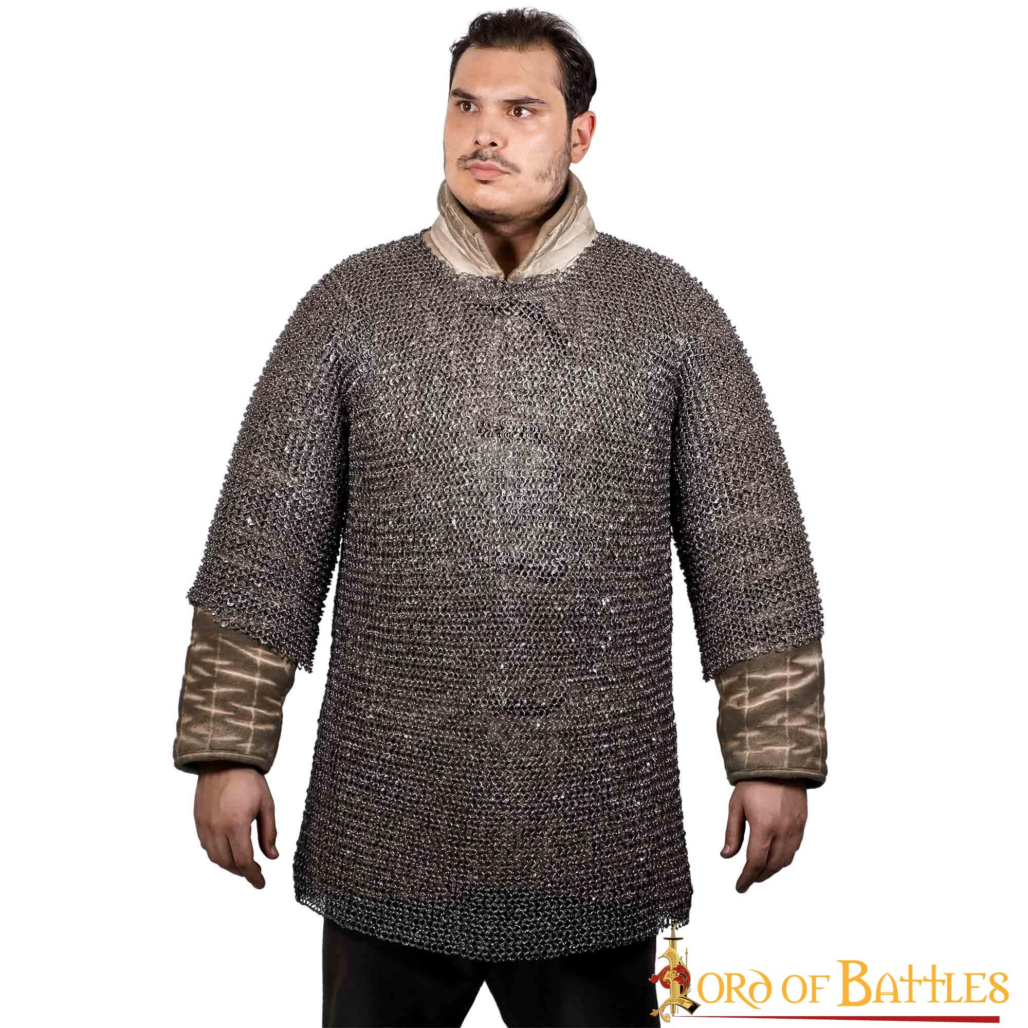 Cota de malla acero media manga (10 mm.)