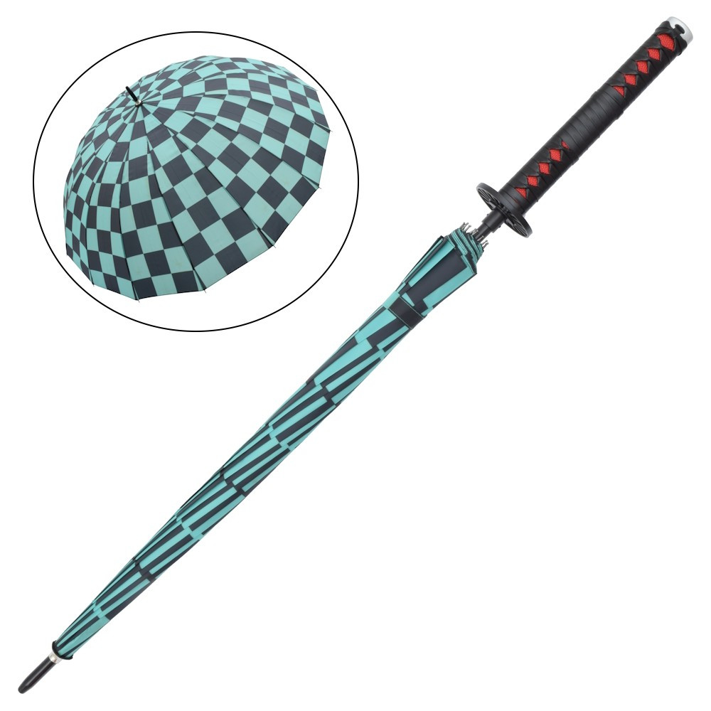 Paraguas mango katana de  Tanjirou Kamada, Kimetsu No Yaiba