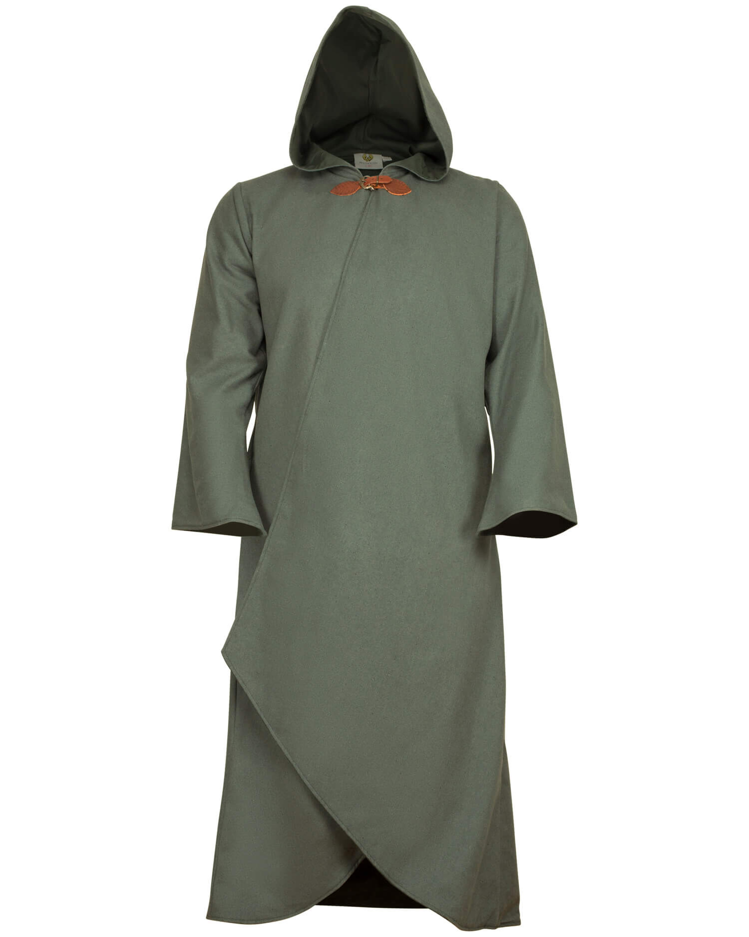 Abrigo medieval algodón modelo Faelyn, color verde