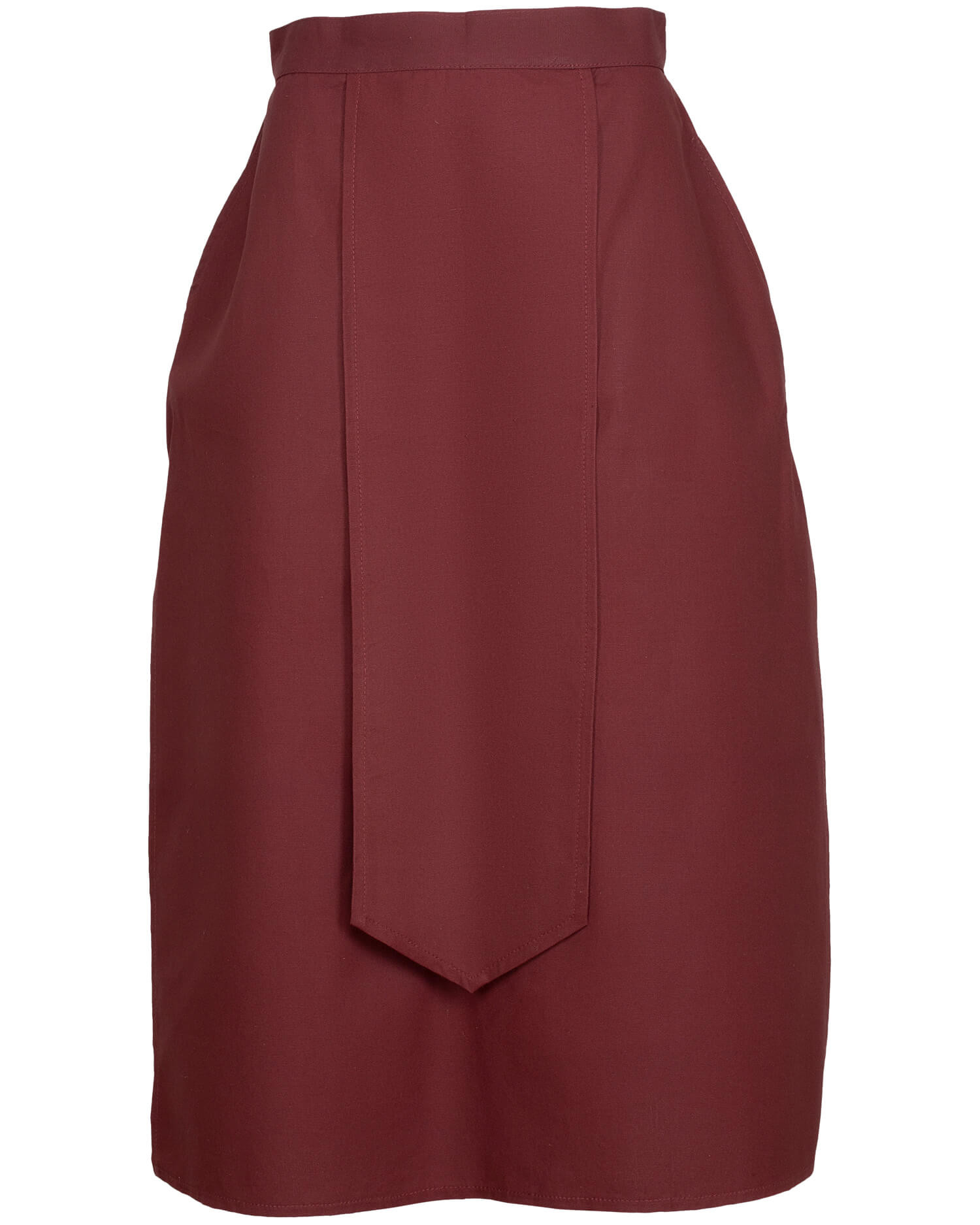 Falda medieval algodón modelo Antaris, color burdeos