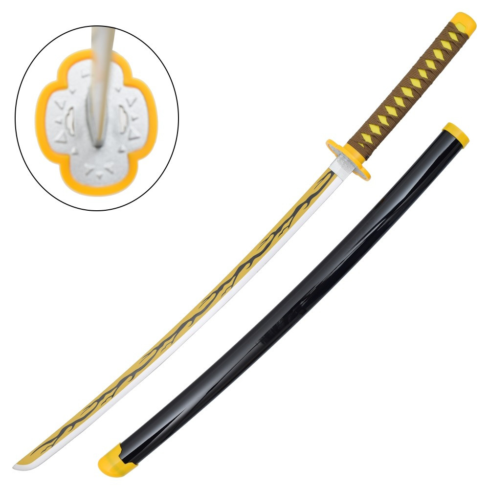 Katana bambú de Zenitsu Agatsuma de Kimetsu No Yaiba (104 cm.)