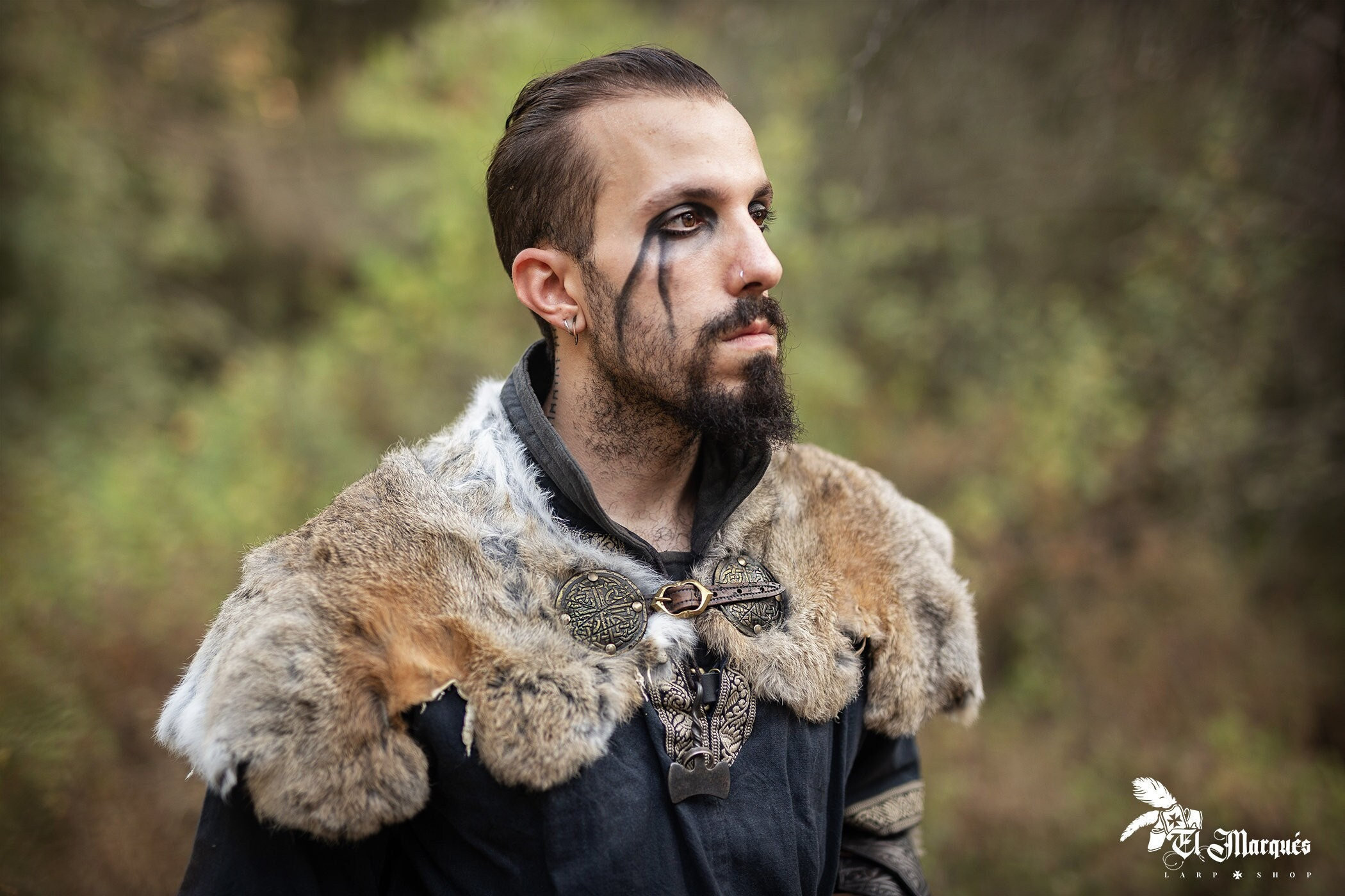 Capa guerrero Vikingo Fenrir de conejo