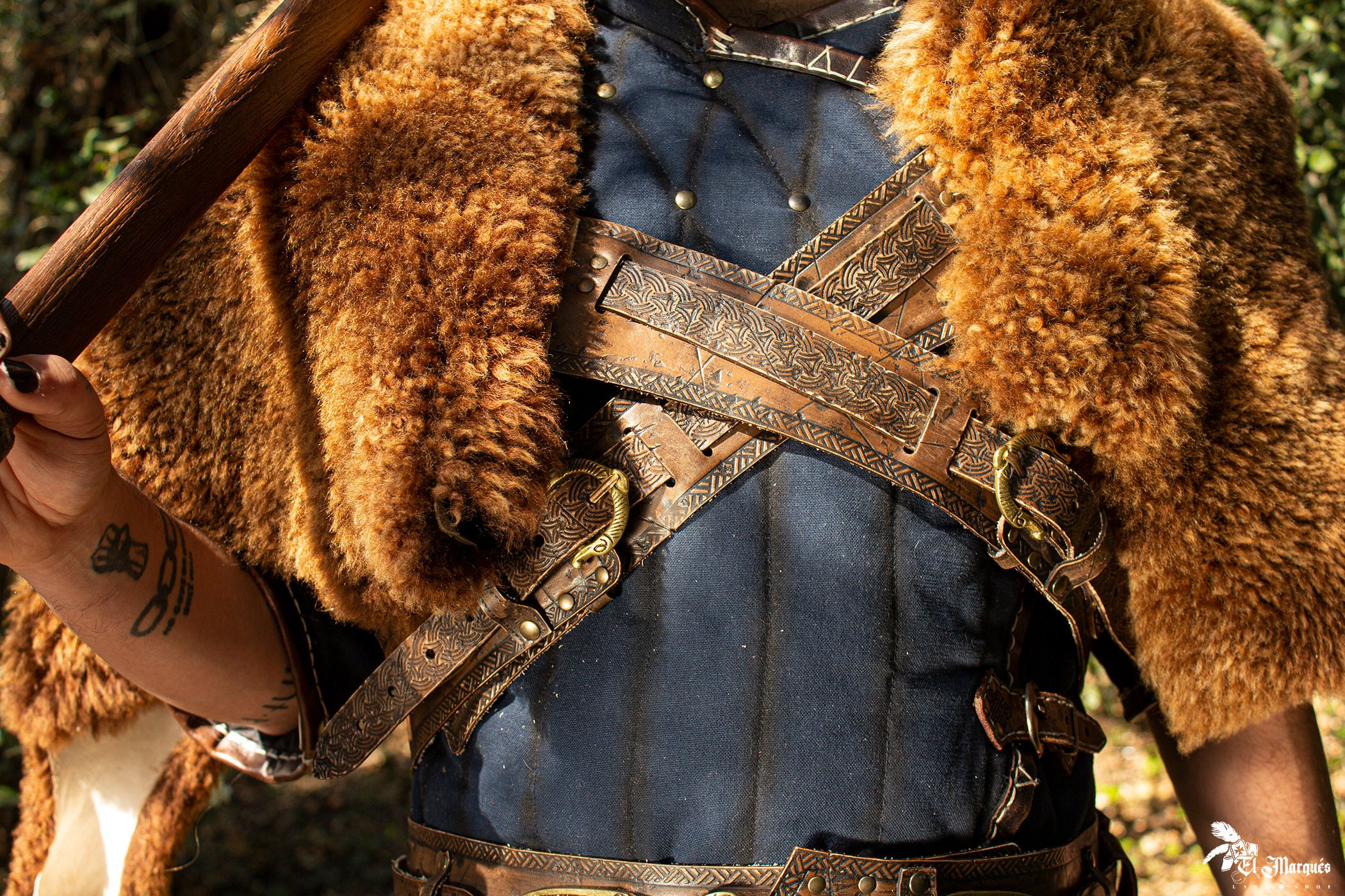 Capa Vikingo Heimdall de oveja