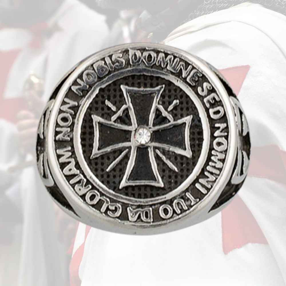Anillo Cruz Caballeros Templarios