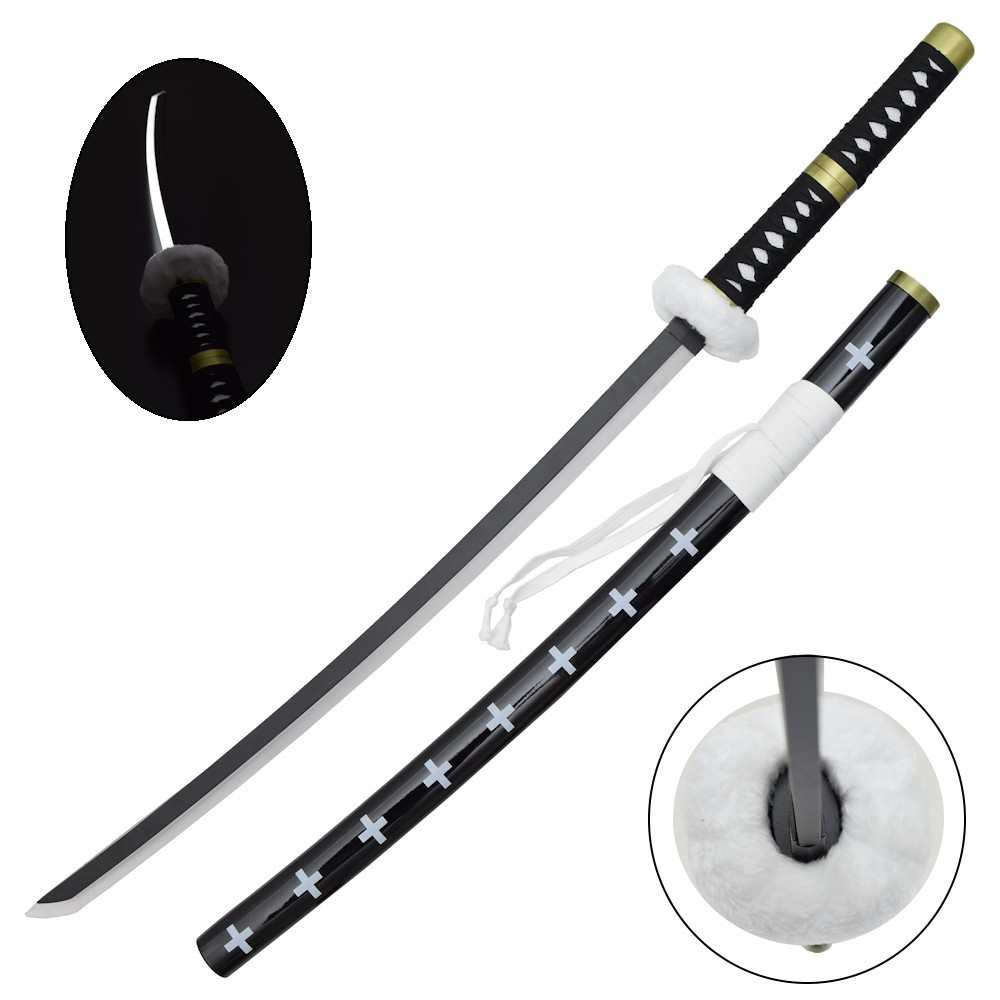 Katana Trafalgar de One Piece con luz