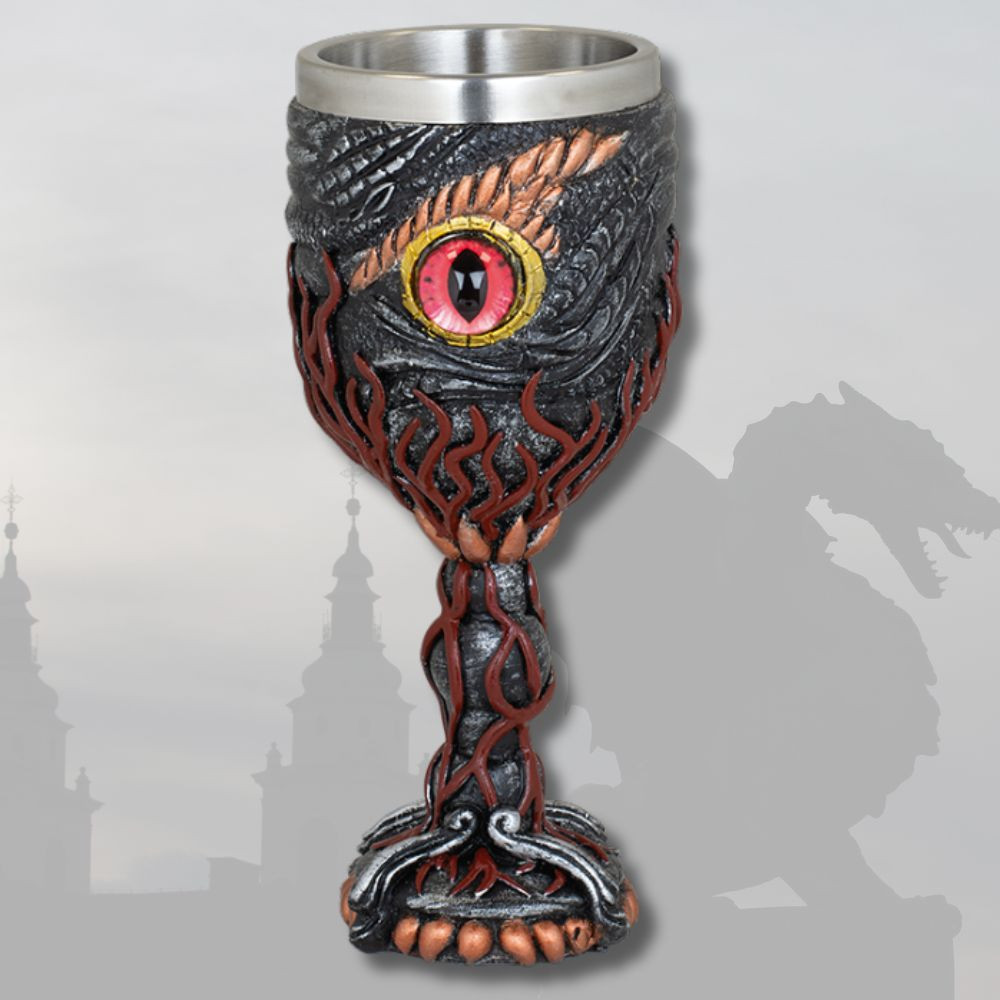 Copa de resina Ojo de Dragón (18 cm.)