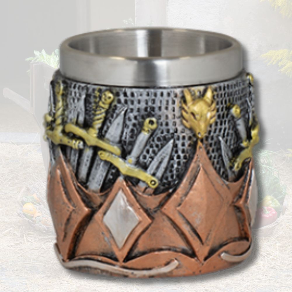 Vaso chupito resina Espadas variadas (6 cm.)