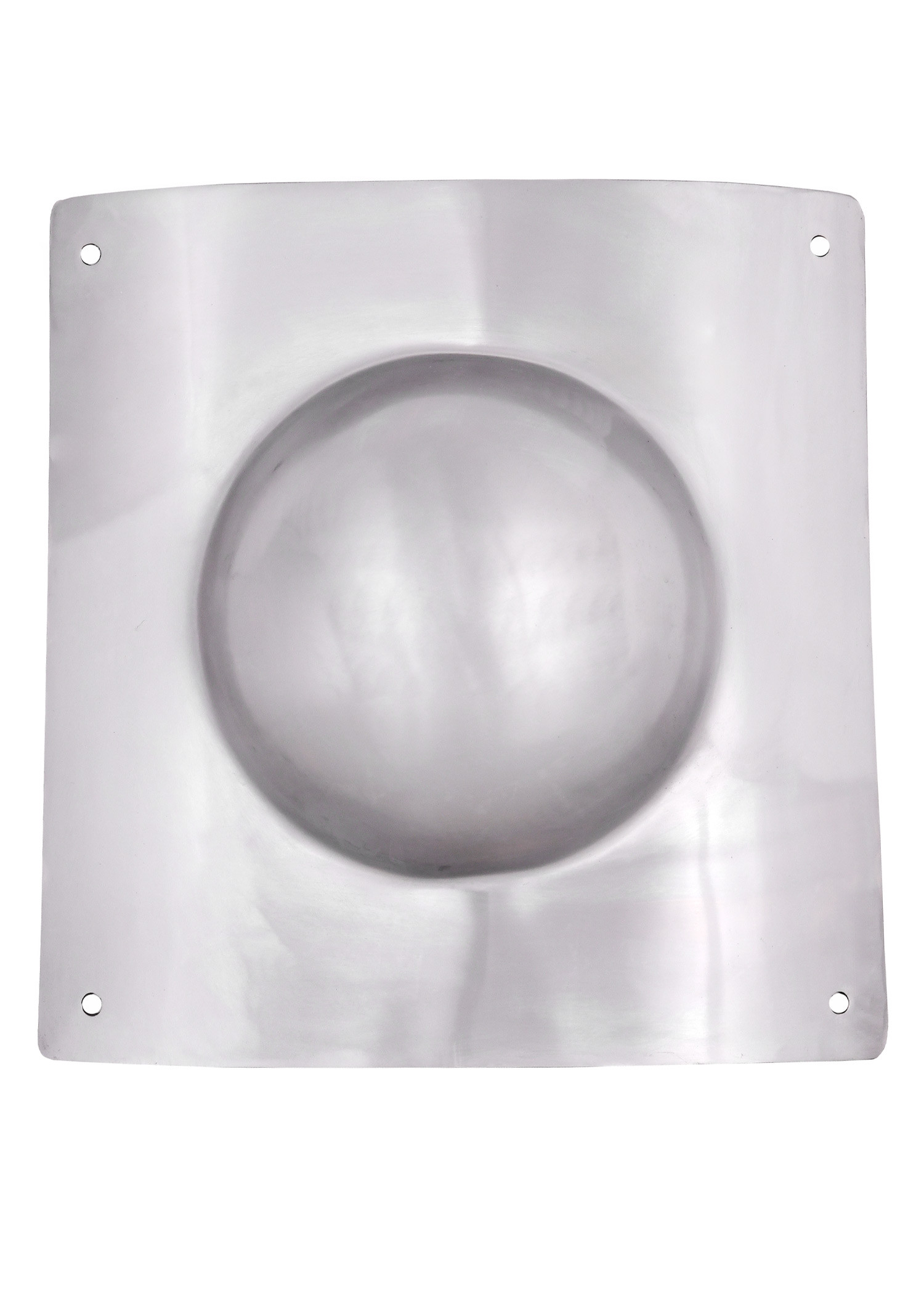 Umbo escudo romano plateado en acero