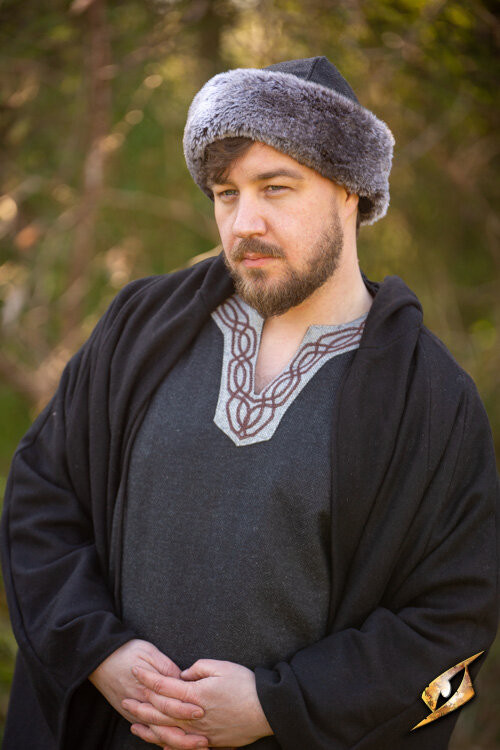 Gorro medieval de lana, modelo Toke