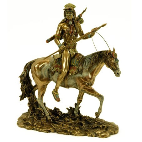 Figura Indio Sioux a caballo