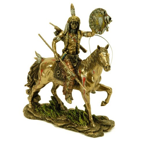 Figura Indio Cheyenne a caballo