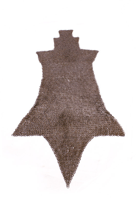 Protección para pierna de malla, anillas remachadas (8 mm.)