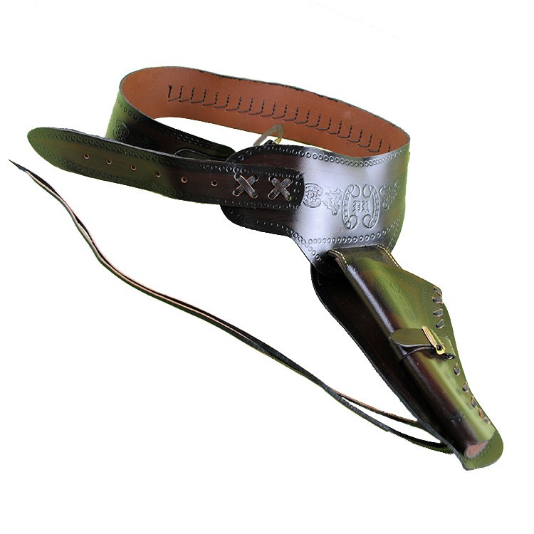 Canana piel 1 revólver (para zurdos)