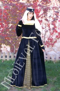 Vestido medieval de Reina.