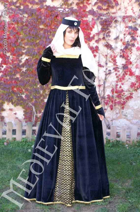 Vestido medieval de Reina.