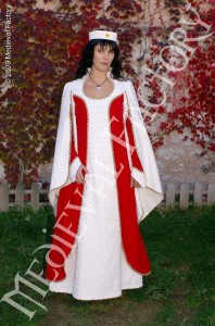 Vestido medieval de mujer modelo Leonor