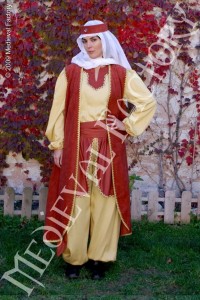 Vestido árabe mujer con túnica