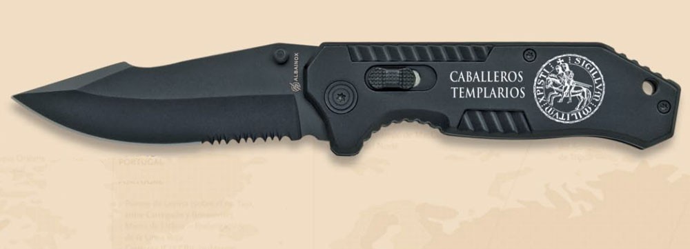 Navaja con sello de los Caballeros Templarios