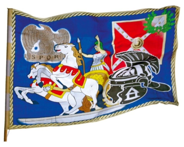 bandera cuadriga romana