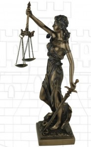 Figura de Temis Diosa griega Justicia
