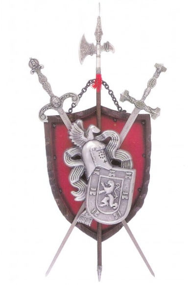 Miniaturas de escudos medievales