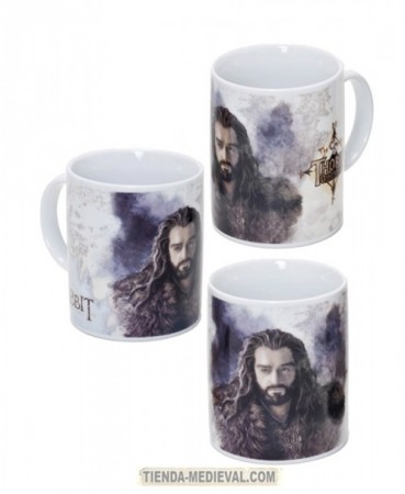 Taza desayuno Thorin de El Hobbit